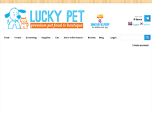 Tablet Screenshot of luckypetla.com